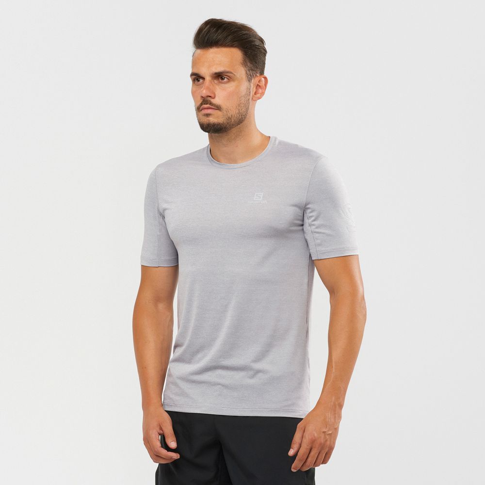 SALOMON UK OUTLINE - Mens T-shirts Grey,GHPB72658